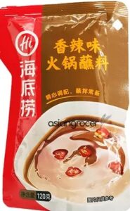 HIDILAO DIPPING SAUCE SPICY FLAVOUR 120G BAG